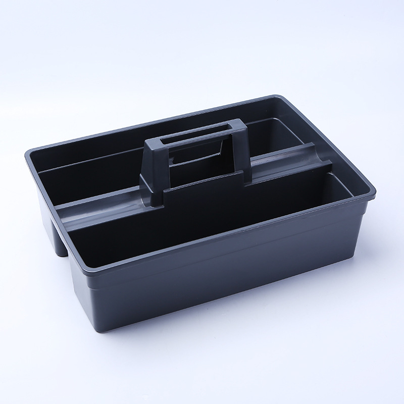 Coș de depozitare din plastic, stil Japonez, model AF08405, 15 bucăți, White clouds