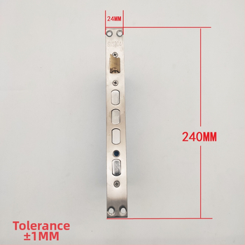 Apsauginių durų rankenos užrakinimo korpusas — dvigubo gyvo užrakto korpusas, modelis 8518, medžiaga: geležis + nerūdijantis plienas, svoris 650 g, šiuolaikinio minimalistinio stiliaus