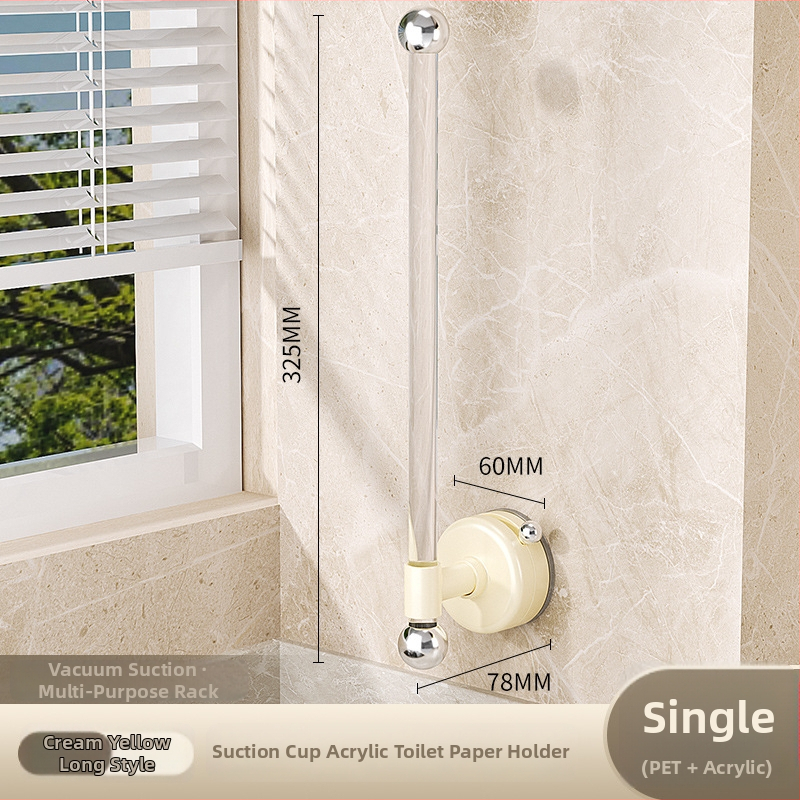 Virtuvės sieninis laikiklis su siurbimo funkcija, skirtas servetėlėms ir rulonams, montavimas prie sienos be gręžimo (Medžiaga: Plastikas; Prekės ženklas: Matsumoto; Privatūs ženklai: Taip; Stilius: Light Luxury; Pakuotė: 35 vnt.)