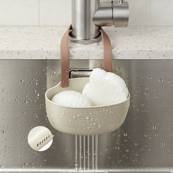 Coș de drenaj pentru chiuvetă, model LS drain hanging basket, material TPR, raft de depozitare bucătărie, stil modern