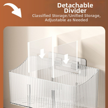 Skaidrus sieninis sandėliavimo krepšelis česnakui, imbierui ir svogūnams – plastikas, be skylių, virtuvės organizatorius