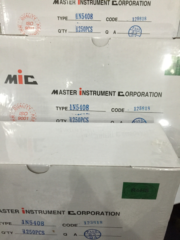 Rectifier diode 1N5408 – Tape-Encapsulated, MIC prekės ženklas, automobilių elektronika