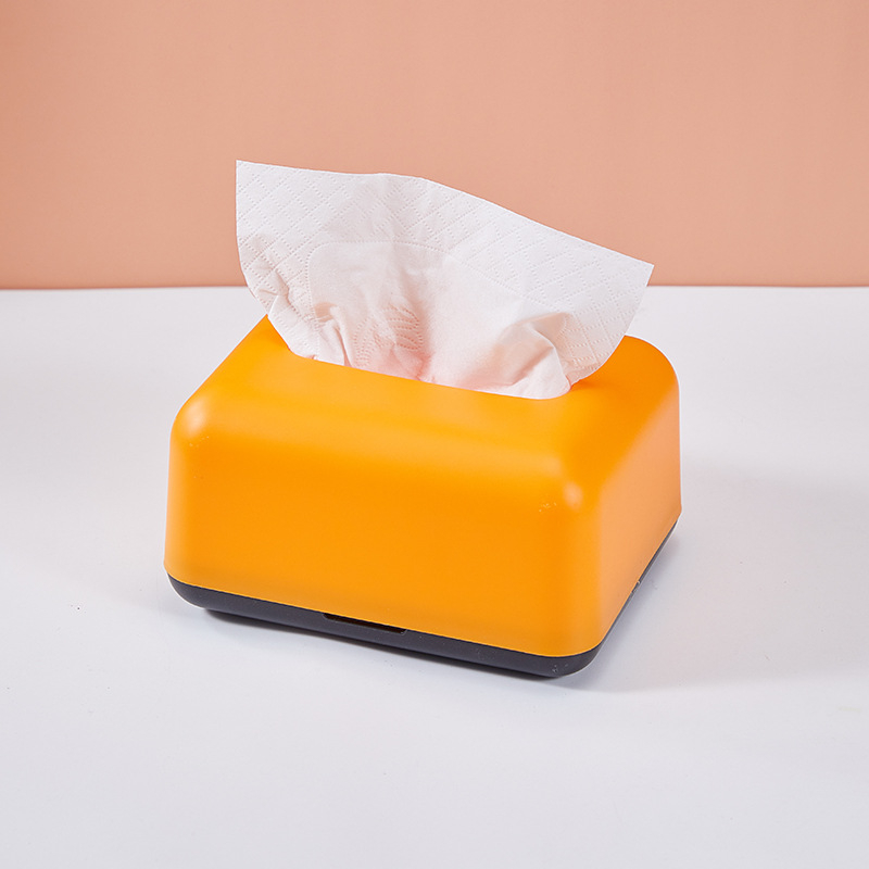 Cutie dreptunghiulară pentru șervețele din plastic – stil modern minimalist, multifuncțională