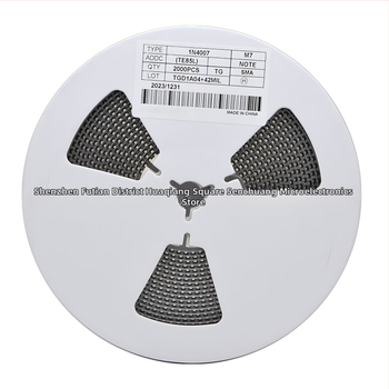 Redresinė dioda 1N4007 – 1A 1000V, SMA pakuotė (DO-214AC)