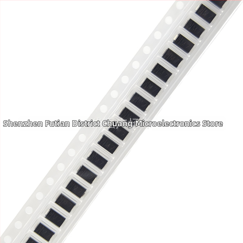 Redresinė dioda 1N4007 – 1A 1000V, SMA pakuotė (DO-214AC)