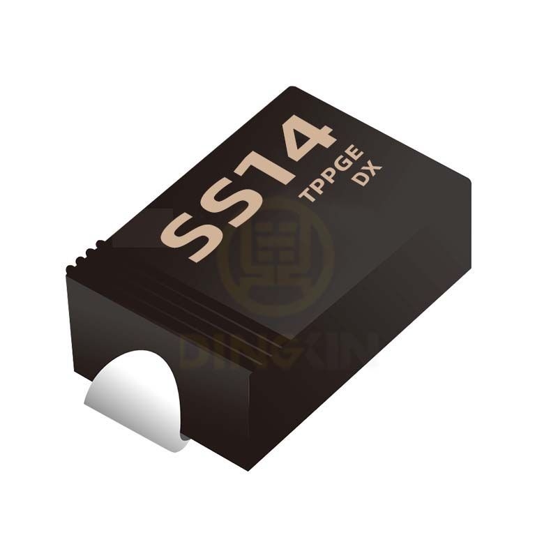 SS14 Schottky diodas SMA korpuse, 40V 1A, 0,5V įtampos kritimas