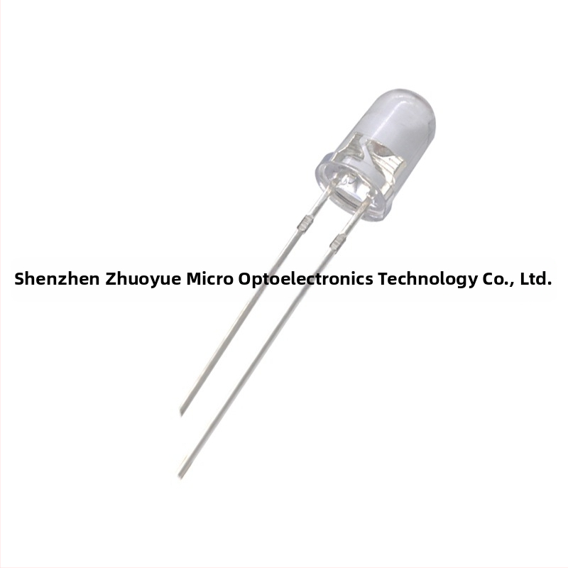 F5 LED lampas lodīte, 20 mA, 3.0–3.4 V, 0.06 W, 20° starojuma leņķis, Sanan čips