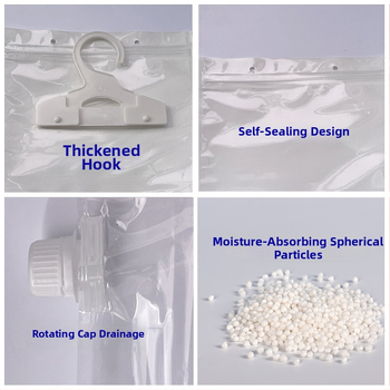 Pakabinamas daugkartinės desikanto maišelio drabužiams ir bendrabutyje – pakabinimas, drėgmės absorbcija, pelėsio atsparumas