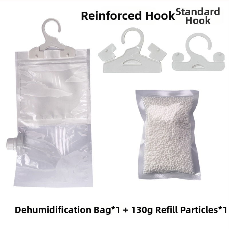 Pakabinamas daugkartinės desikanto maišelio drabužiams ir bendrabutyje – pakabinimas, drėgmės absorbcija, pelėsio atsparumas