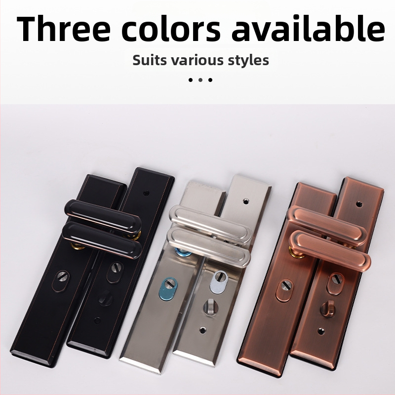 Duru rankenos užraktas – Huaxin 015, 304 nerūdijantis plienas, saugioms durims, šiuolaikinis minimalistinis stilius