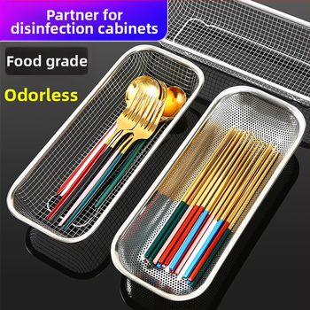 201 nerūsējošā tērauda uzglabāšanas grozs ar nosusināšanas plauktiņu dezinfekcijas skapim