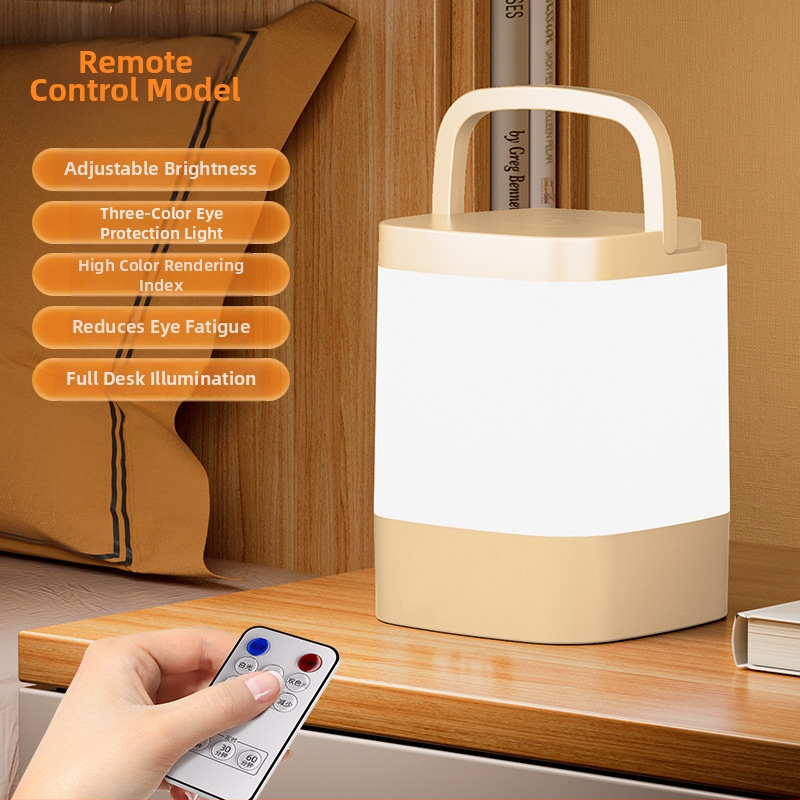 LED naktinė lemputė miegamajam akims draugiška šviesa, stiklinis gaubtas, prisilietimo valdiklis, įmontuota baterija, apšvietimas aplinkai