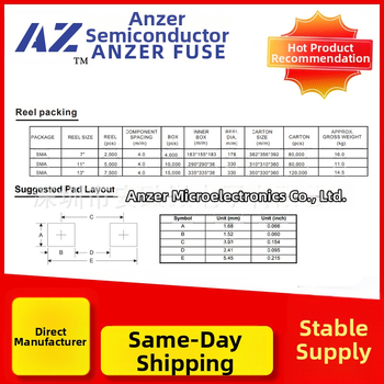 Schottky diodas, SMD, SS24/SK24, 2A/40V, SMA/SMAF/SMB pakuotė