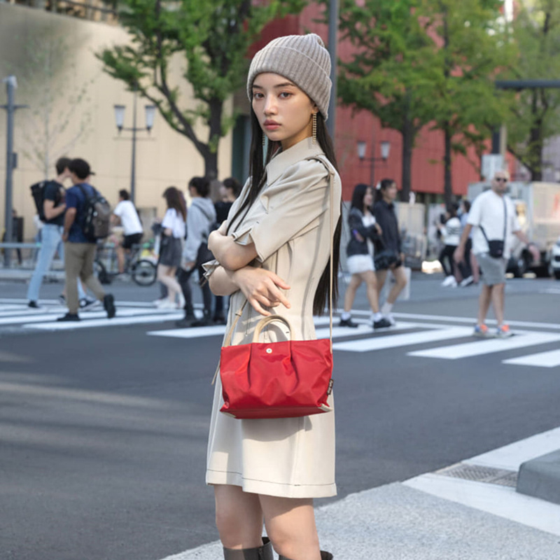 Legato Largo japán crossbody táska nylonból, könnyű, vízálló, női táska