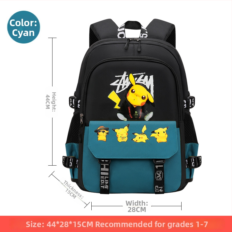 Pradinės mokyklos trolis kuprinė, unisex, šešių ratų kopimo laiptams, nuimamas rankenėlė, Oxford audinys, anime raštas, Xin zhuorun