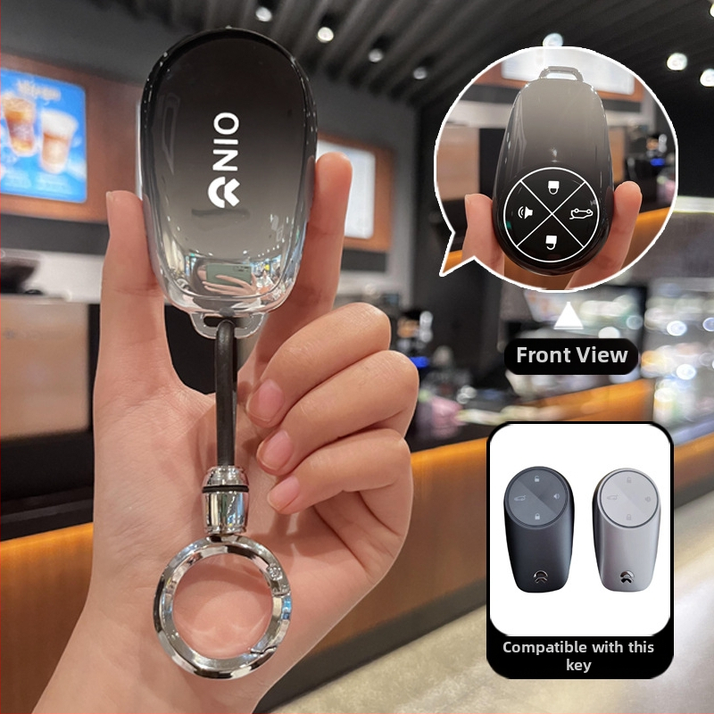 NIO võtmeümbris ET7/ET5/ES7/EC7 — TPU, gradientne nuppude stiil, kõrgekvaliteediline disain, ühilduv ES6/ES8/EC6