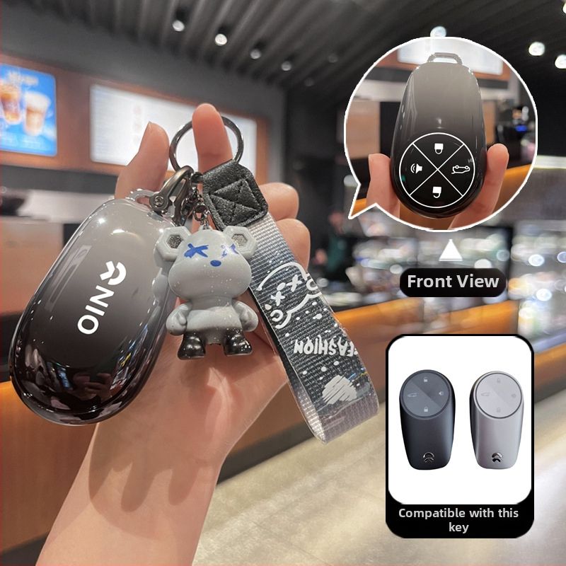 NIO võtmeümbris ET7/ET5/ES7/EC7 — TPU, gradientne nuppude stiil, kõrgekvaliteediline disain, ühilduv ES6/ES8/EC6