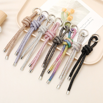 DIY kristalų grandinė raktų pakabukas – lengvas prabanga stilius, skirtas automobiliui, kamerai ir telefonui