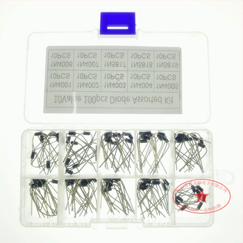 Aemedy pavyzdžių rinkinys lyginamosioms diodoms 1N4001 ir IN5819 buities prietaisams