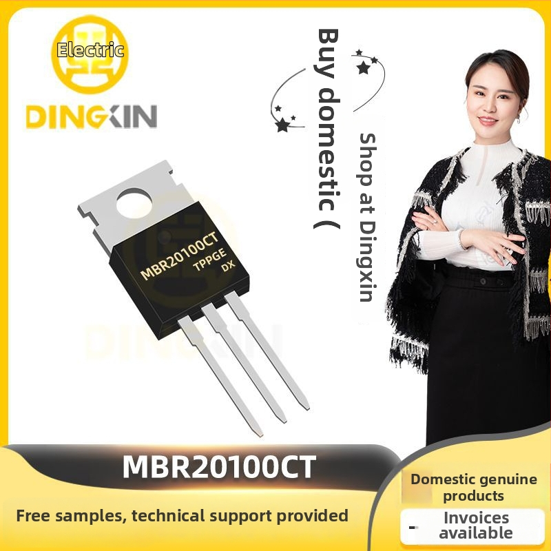 MBR20100CT Schottky diodas, 100V 20A, TO-220