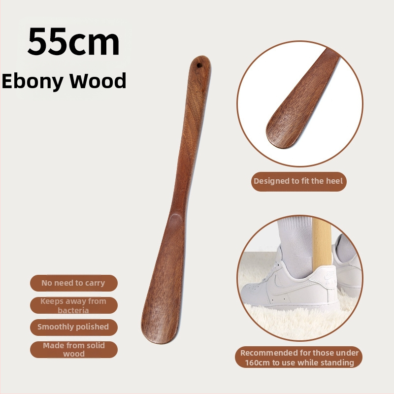 Three Tron medinė batų rankena, paprastas ir modernus stilius, poliruotas paviršius, medžiaga: medis