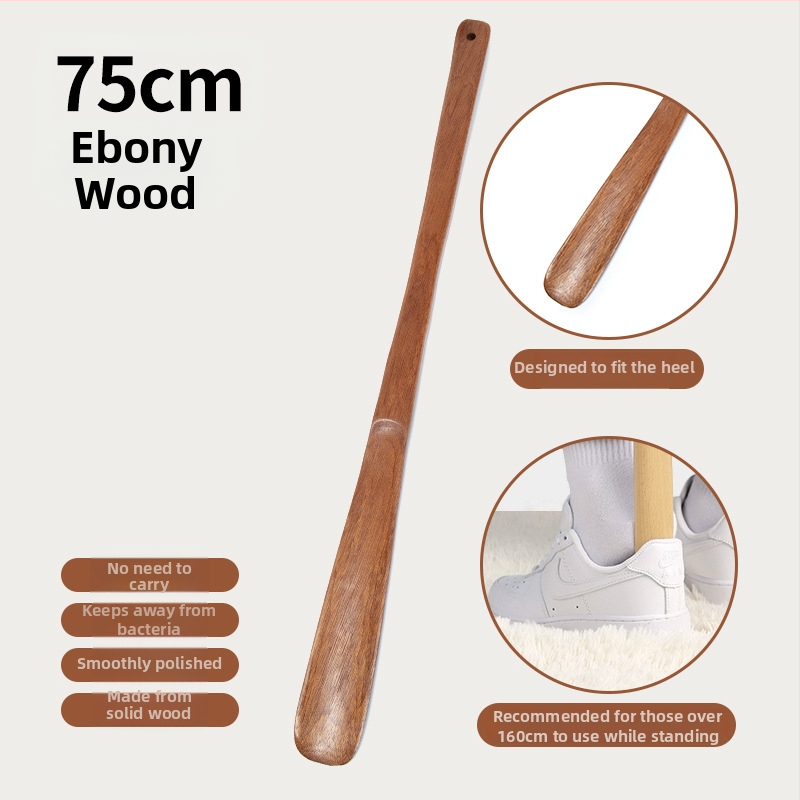 Three Tron medinė batų rankena, paprastas ir modernus stilius, poliruotas paviršius, medžiaga: medis