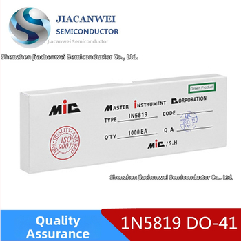 Schottky diodas 1N5819, DO-41 pakuotė, 1A/40V