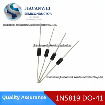 Schottky diodas 1N5819, DO-41 pakuotė, 1A/40V