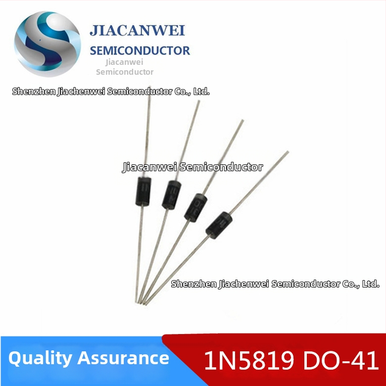 Schottky diodas 1N5819, DO-41 pakuotė, 1A/40V