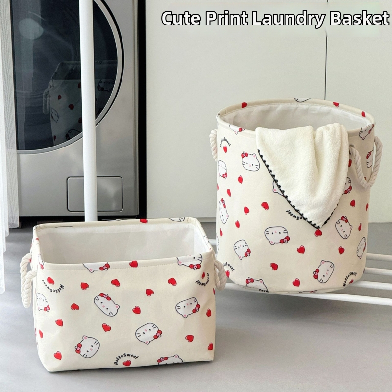 Saliekams veļas grozs no kokvilnas un lina, ūdensizturīgs, ar lielu ietilpību, piemērots vannas istabai