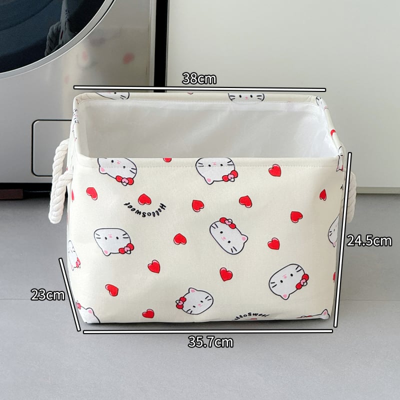 Sulankstomas skalbinių krepšys iš medvilnės ir lino, atsparus vandeniui, didelė talpa, tinkamas voniai