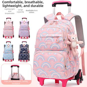 Natural Fish Atskirti Mokyklos Kuprinė Mergaitei, Modelis 5159, Dryžotas Oxford Audinys su Poliesterio Pamušalu, Atspari Dilimui, Apsauga Nuo Vagių, Žemės Drebėjimo Atsparumas