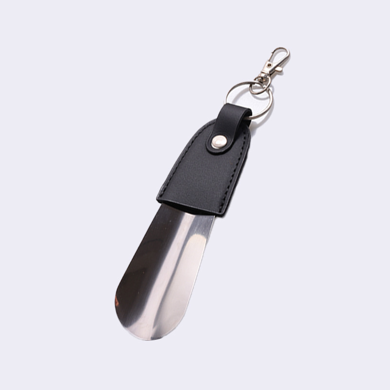 AD202 Nerūdijančio plieno batų raktų pakabukas su odos akcentu | Stilius: figūra, kasdienis; Prekės ženklas: Auspicious Foot; Sezonos: vasara, žiema, pavasaris, ruduo