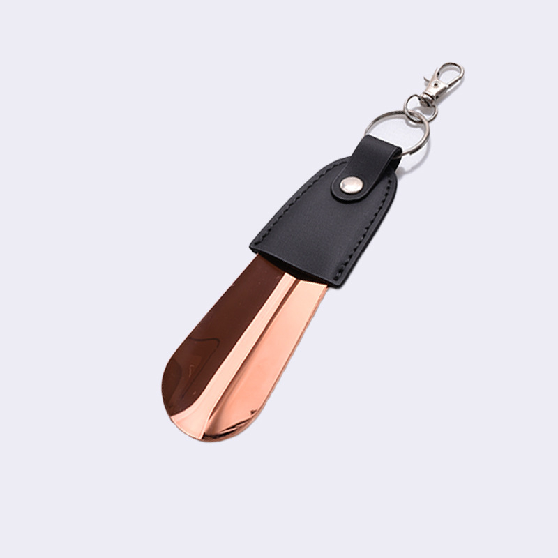 AD202 Nerūdijančio plieno batų raktų pakabukas su odos akcentu | Stilius: figūra, kasdienis; Prekės ženklas: Auspicious Foot; Sezonos: vasara, žiema, pavasaris, ruduo