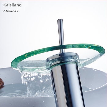 Vask-klaasist vannitoakraan krioklilaadse, ühe avaga segisti, mudel KSL-1010, 0–85°C, 1–10 bar, keramikakassett