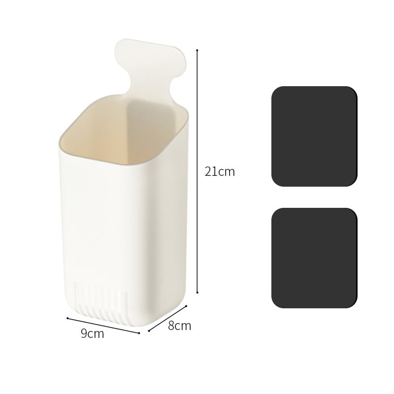 Mágneses asztali tároló doboz, 2 L kapacitás, műanyag kivitel, modell A0861, irodai kellékek és eszközök rendezője