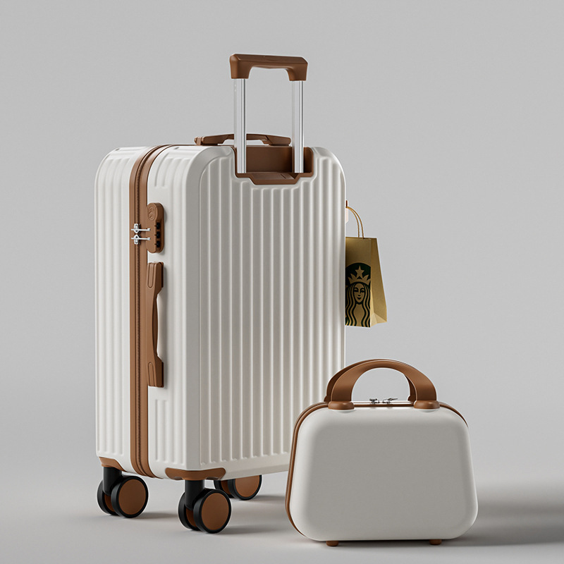 Unisex reisikohver ABS+PC, tõmblukuga avamine, universaalsed rattad, tavaline kombineeritud lukustus, Oxford vooder