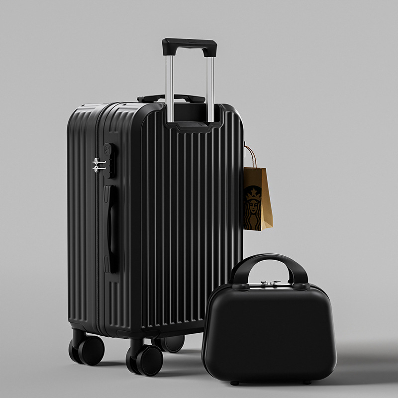 Unisex reisikohver ABS+PC, tõmblukuga avamine, universaalsed rattad, tavaline kombineeritud lukustus, Oxford vooder