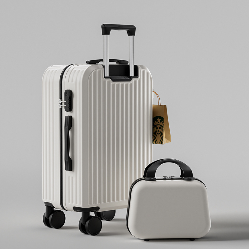 Unisex reisikohver ABS+PC, tõmblukuga avamine, universaalsed rattad, tavaline kombineeritud lukustus, Oxford vooder