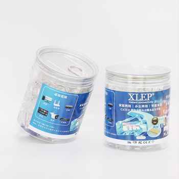 Xlep auksu dengtas RJ45 8P8C kištukas Cat5e/Cat6a tinklui