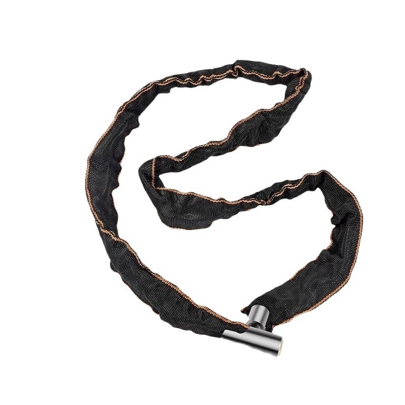 Dviračio grandininis užraktas prieš vagystę – tinka elektriniams dviračiams, motociklams ir dviračiams; Friendly prekės ženklas, modernus minimalistinis stilius