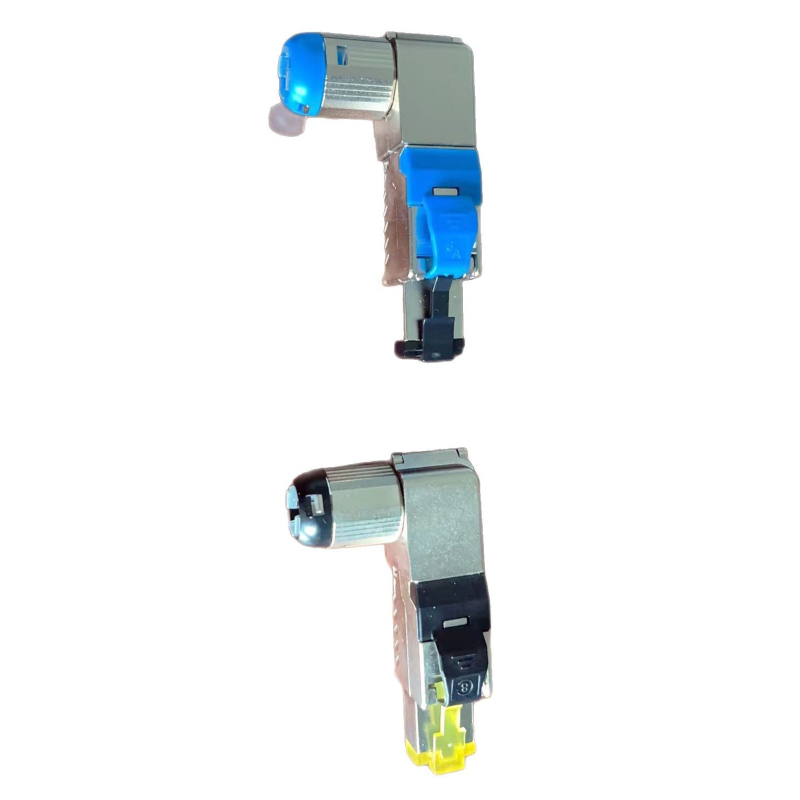 Kampinė CAT8 kristalinė galva iš cinko lydinio, Modelis GL-2026cxa, Prekės kodas 5001, Prekės ženklas GLORYAL, Pritaikymo sritis: Duomenų centras