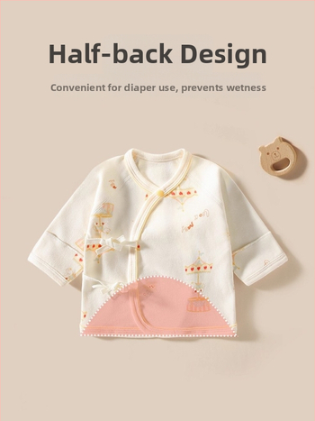 Μωρουδάκι τοπ από 100% βαμβάκι, V-λαιμός, χωρίς κουκούλα, για άνοιξη-φθινόπωρο, κυκλοφορία 2025