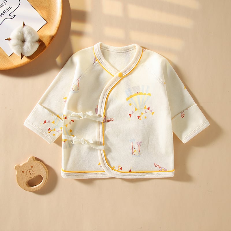 Μωρουδάκι τοπ από 100% βαμβάκι, V-λαιμός, χωρίς κουκούλα, για άνοιξη-φθινόπωρο, κυκλοφορία 2025