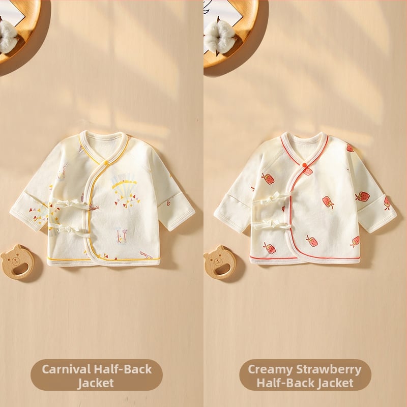 Μωρουδάκι τοπ από 100% βαμβάκι, V-λαιμός, χωρίς κουκούλα, για άνοιξη-φθινόπωρο, κυκλοφορία 2025