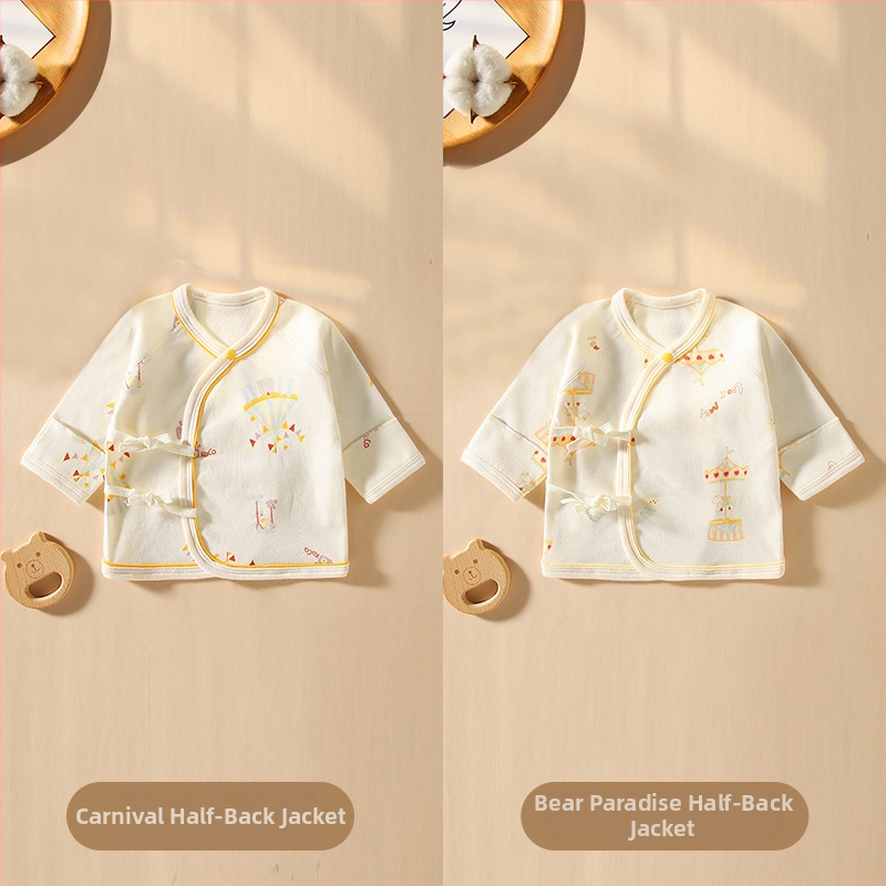 Μωρουδάκι τοπ από 100% βαμβάκι, V-λαιμός, χωρίς κουκούλα, για άνοιξη-φθινόπωρο, κυκλοφορία 2025