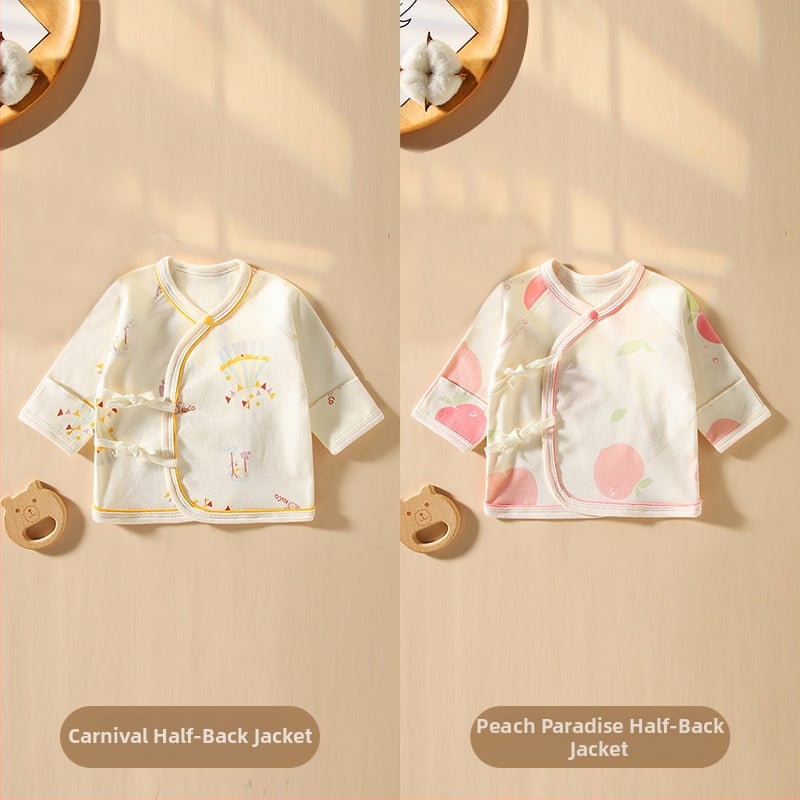 Μωρουδάκι τοπ από 100% βαμβάκι, V-λαιμός, χωρίς κουκούλα, για άνοιξη-φθινόπωρο, κυκλοφορία 2025