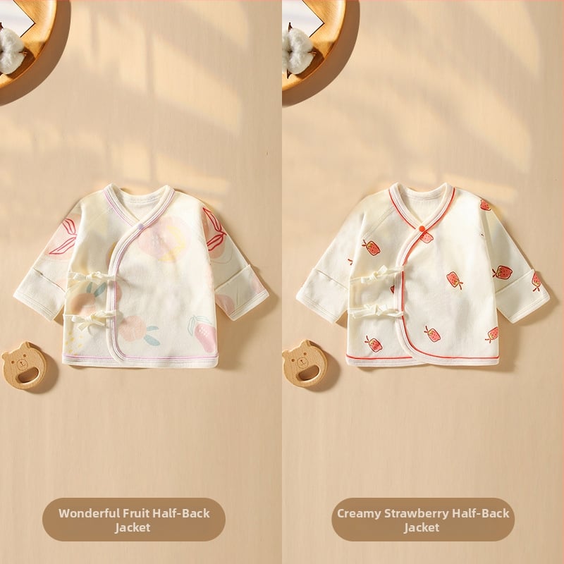 Μωρουδάκι τοπ από 100% βαμβάκι, V-λαιμός, χωρίς κουκούλα, για άνοιξη-φθινόπωρο, κυκλοφορία 2025