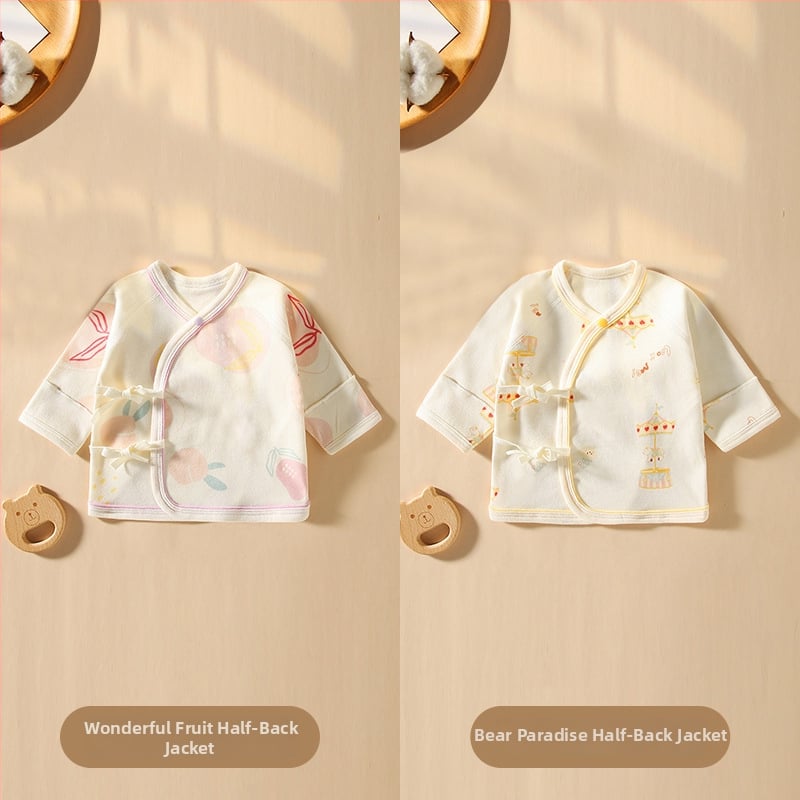 Μωρουδάκι τοπ από 100% βαμβάκι, V-λαιμός, χωρίς κουκούλα, για άνοιξη-φθινόπωρο, κυκλοφορία 2025