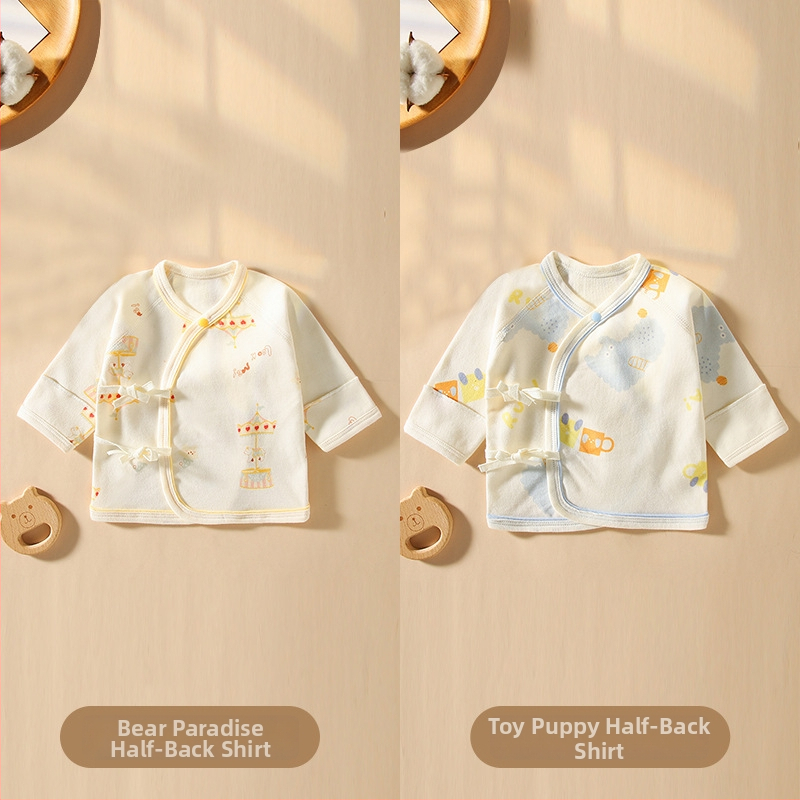 Μωρουδάκι τοπ από 100% βαμβάκι, V-λαιμός, χωρίς κουκούλα, για άνοιξη-φθινόπωρο, κυκλοφορία 2025